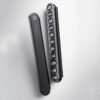 Uhivi classic black leather aluminum parking sign black vs silver