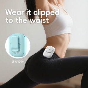 Uhivi clip-on waist fan attached to pants, hands-free cooling